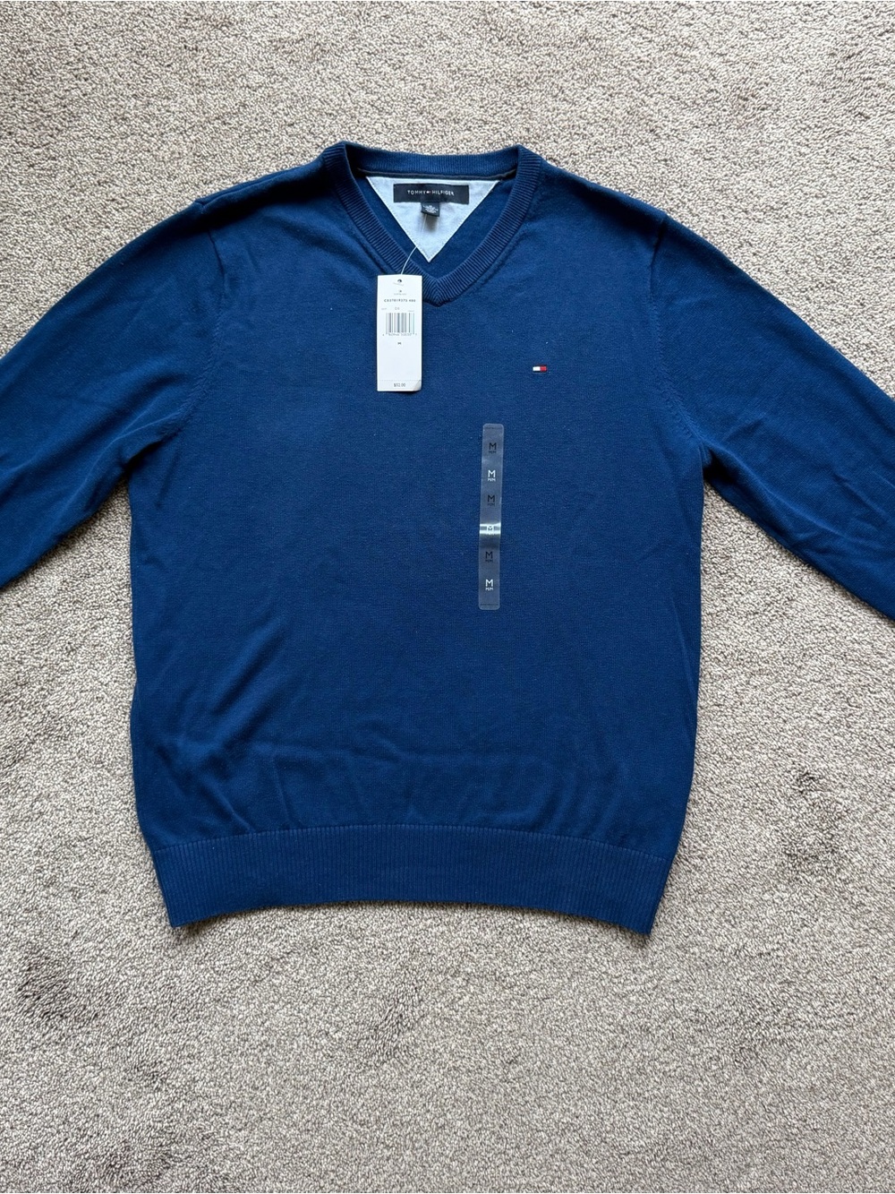 Tommy Hilfiger Men's Deep Navy V-Neck Sweater